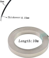 0-12x5mmx10M Nickel Plated Steel Strip For 18650 Battery Pack Welding - 3