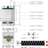 0805 (2012) SMD LED RGB - 2