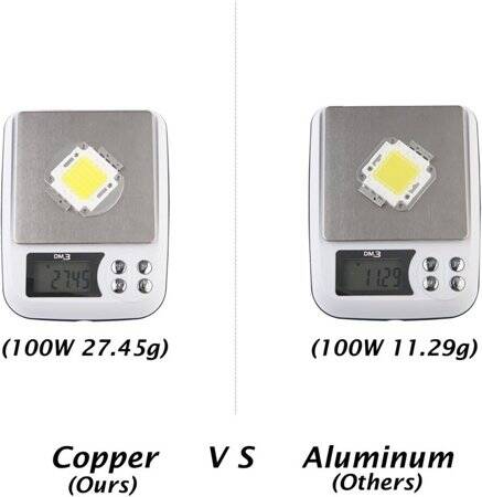 100W SMD High Power LED Bulb 12000-15000K Cold White - 4