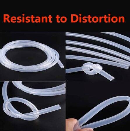 10Meters Transparent Silicone Tube Flexible Rubber Hose Drink Water Pipe Food Grade Connector ID 1.5mm X 3mm OD - 4