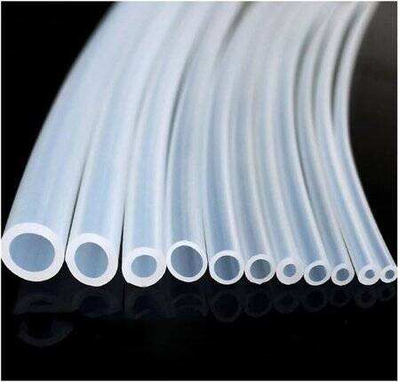 10Meters Transparent Silicone Tube Flexible Rubber Hose Drink Water Pipe Food Grade Connector ID 1mm X 3mm OD - 1