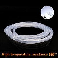 10Meters Transparent Silicone Tube Flexible Rubber Hose Drink Water Pipe Food Grade Connector ID 3mm X 4mm OD - 3