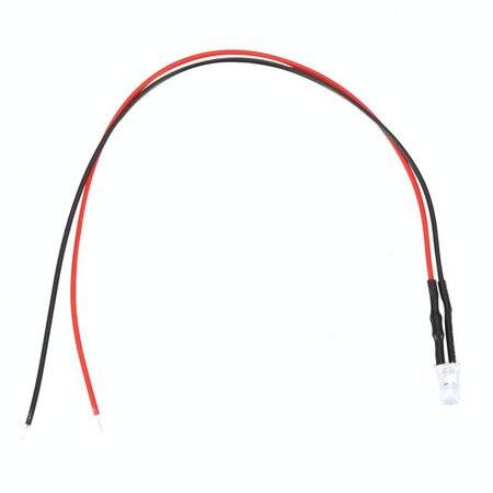 12-18V 5mm Red LED Indicator Light With 20cm Cable - 3