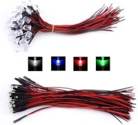 12-18V 8mm Water Clear RGB Slow Flash LED Indicator Light With 20cm Cable - 4