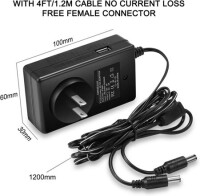 12V 3A 36W US Plug Dual-Wire Integrated Power Adapter - 5