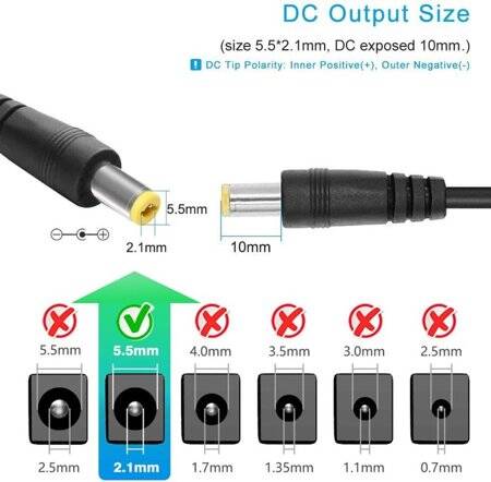 12V 5A 60W AU Plug Dual-Wire Integrated Power Adapter - 3