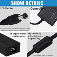 12V 6A 72W US Plug Dual-Wire Integrated Power Adapter - 5