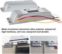 12V/24V Universal Eight-Wire Electricity Mortise Lock UnLock After Power Failure Size:200x38x28mm - 3