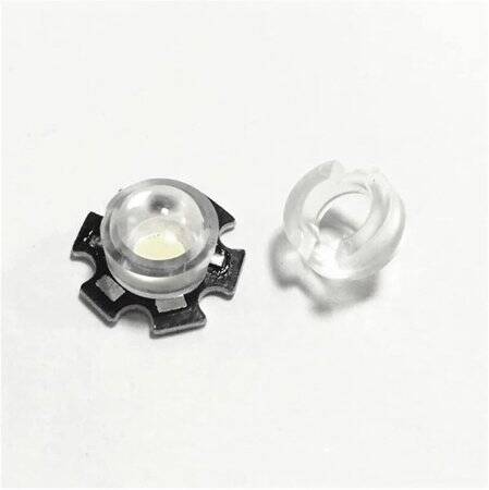 13mm Integrated High Power LED Lamp Bead Lens 45 Degrees - 2