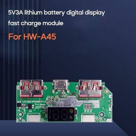 18650 5V 1A/2A Lithium Battery Digital Display Charging Module Dual Usb Output BAnd Display Booster Module - 3