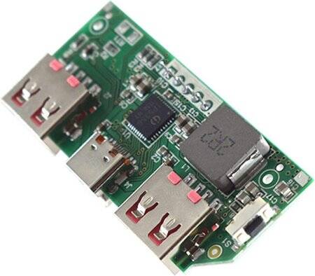 18650 5V 1A/2A Lithium Battery Digital Display Charging Module Dual Usb Output BAnd Display Booster Module - 4