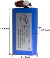 18650 7.4V 3200MA High Quality Rechargeable Dual Lithium Battery Pack With Protection Plate - 2