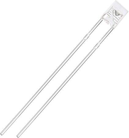 18mm Leg 234 Rectangular LED Water Clear Pure Green Use 3V 20mA - 2