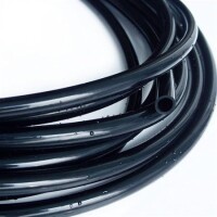 1Meter Black Silicone Tube Flexible Rubber Hose Drink Water Pipe Food Grade Connector ID 3mm X 5mm OD - 1