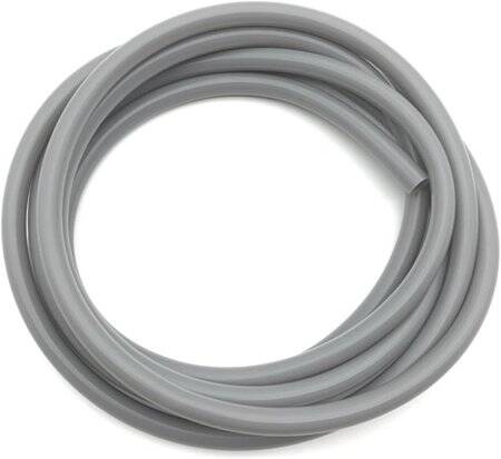 1Meter Gray Silicone Tube Flexible Rubber Hose Drink Water Pipe Food Grade Connector ID 2mm X 4mm OD - 1