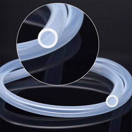 1Meter Gray Silicone Tube Flexible Rubber Hose Drink Water Pipe Food Grade Connector ID 6mm X 9mm OD - 5