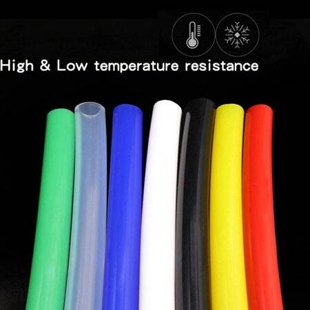 1Meter Green Silicone Tube Flexible Rubber Hose Drink Water Pipe Food Grade Connector ID 3mm X 5mm OD - 4