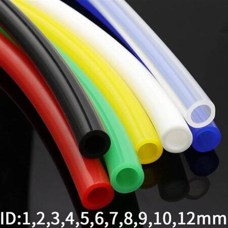 1Meter Green Silicone Tube Flexible Rubber Hose Drink Water Pipe Food Grade Connector ID 5mm X 8mm OD - 2