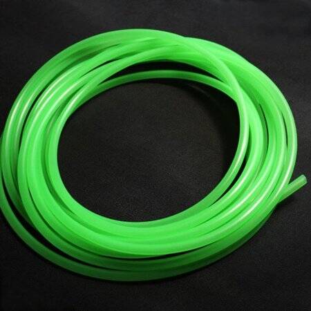 1Meter Green Silicone Tube Flexible Rubber Hose Drink Water Pipe Food Grade Connector ID 6mm X 8mm OD - 1