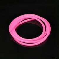 1Meter Pink Silicone Tube Flexible Rubber Hose Drink Water Pipe Food Grade Connector ID 2mm X 4mm OD - 1