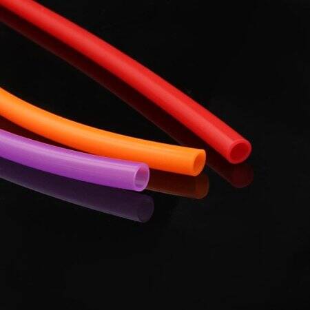 1Meter Purple Silicone Tube Flexible Rubber Hose Drink Water Pipe Food Grade Connector ID 5mm X 7mm OD - 2