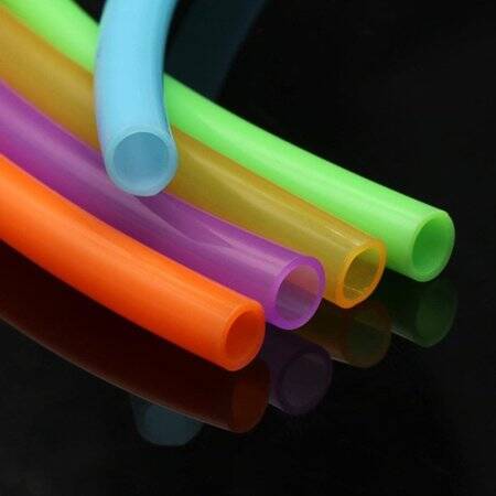 1Meter Purple Silicone Tube Flexible Rubber Hose Drink Water Pipe Food Grade Connector ID 5mm X 7mm OD - 3