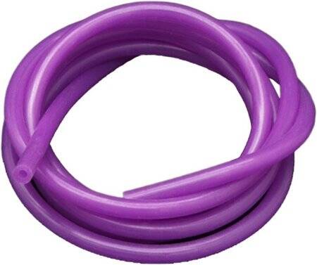 1Meter Purple Silicone Tube Flexible Rubber Hose Drink Water Pipe Food Grade Connector ID 6mm X 8mm OD - 1