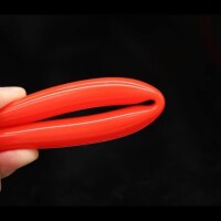 1Meter Red Silicone Tube Flexible Rubber Hose Drink Water Pipe Food Grade Connector ID 5mm X 8mm OD - 5