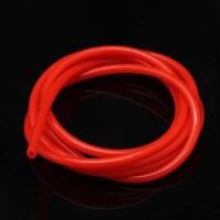 1Meter Red Silicone Tube Flexible Rubber Hose Drink Water Pipe Food Grade Connector ID 6mm X 8mm OD - 1