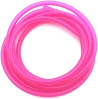 1Meter Rose Red Silicone Tube Flexible Rubber Hose Drink Water Pipe Food Grade Connector ID 6mm X 9mm OD - 1