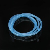 1Meter Sky Blue Silicone Tube Flexible Rubber Hose Drink Water Pipe Food Grade Connector ID 2mm X 4mm OD - 1