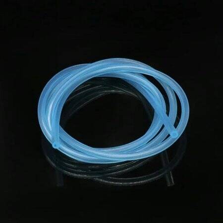 1Meter Sky Blue Silicone Tube Flexible Rubber Hose Drink Water Pipe Food Grade Connector ID 6mm X 9mm OD - 1