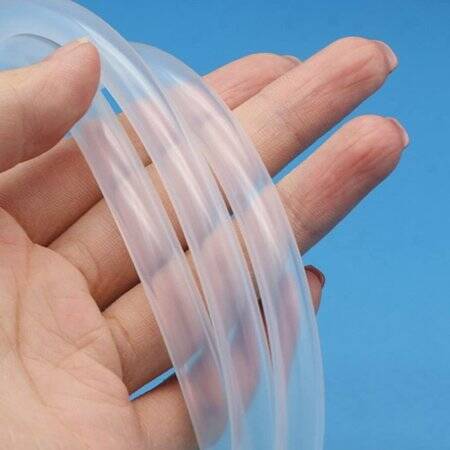 1Meter Transparent Silicone Tube Flexible Rubber Hose Drink Water Pipe Food Grade Connector ID 10mm X 12mm OD - 4