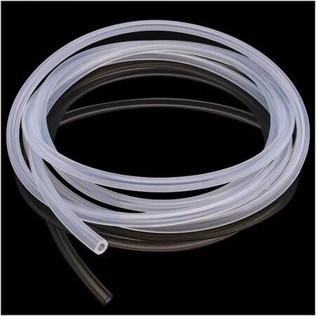 1Meter Transparent Silicone Tube Flexible Rubber Hose Drink Water Pipe Food Grade Connector ID 5mm X 12mm OD - 1