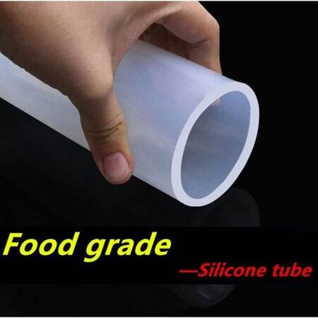 1Meter Transparent Silicone Tube Flexible Rubber Hose Drink Water Pipe Food Grade Connector ID 5mm X 12mm OD - 3