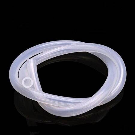 1Meter Transparent Silicone Tube Flexible Rubber Hose Drink Water Pipe Food Grade Connector ID 7mm X 10mm OD - 1