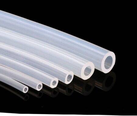 1Meter Transparent Silicone Tube Flexible Rubber Hose Drink Water Pipe Food Grade Connector ID 7mm X 11mm OD - 1