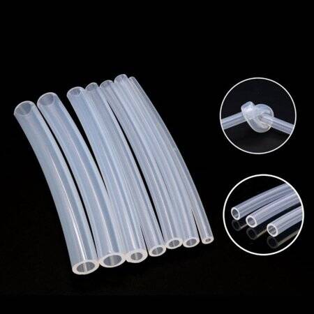 1Meter Transparent Silicone Tube Flexible Rubber Hose Drink Water Pipe Food Grade Connector ID 7mm X 11mm OD - 5