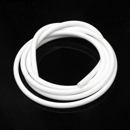 1Meter White Silicone Tube Flexible Rubber Hose Drink Water Pipe Food Grade Connector ID 3mm X 6mm OD - 1