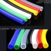 1Meter White Silicone Tube Flexible Rubber Hose Drink Water Pipe Food Grade Connector ID 3mm X 6mm OD - 3