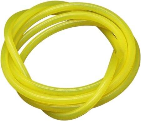 1Meter Yellow Silicone Tube Flexible Rubber Hose Drink Water Pipe Food Grade Connector ID 5mm X 8mm OD - 1