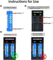 2-Channel EU Plug Universal 18650 Battery Charger Li ion Rechargeable Smart Charger For 14500 16340 - 3