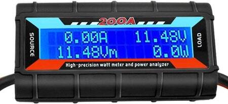 200A 60V RC High Precision Digital Watt Meter And Power Analyser - 4