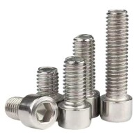 201 Stainless Steel Cylindrical Hexagon Socket Head Screw M2 4mm - 1