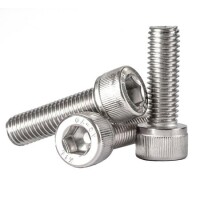 201 Stainless Steel Cylindrical Hexagon Socket Head Screw M2 5mm - 5