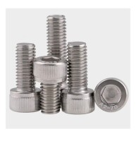 201 Stainless Steel Cylindrical Hexagon Socket Head Screw M2.5 5mm - 2