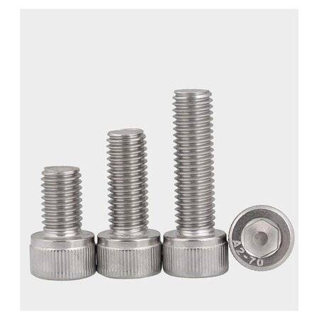 201 Stainless Steel Cylindrical Hexagon Socket Head Screw M2.5 5mm - 4