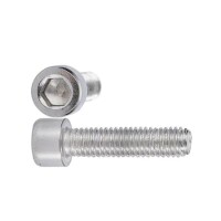 201 Stainless Steel Cylindrical Hexagon Socket Head Screw M2 8mm - 1