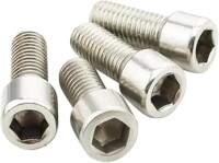 201 Stainless Steel Cylindrical Hexagon Socket Head Screw M2.5 10mm - 4