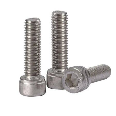 201 Stainless Steel Cylindrical Hexagon Socket Head Screw M2.5 20mm - 4